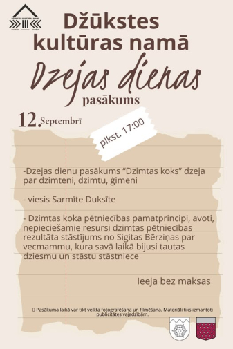 Dzeja, mūzika, krāsas, smiekli un vēderprieki septembra vidū Tukuma ...